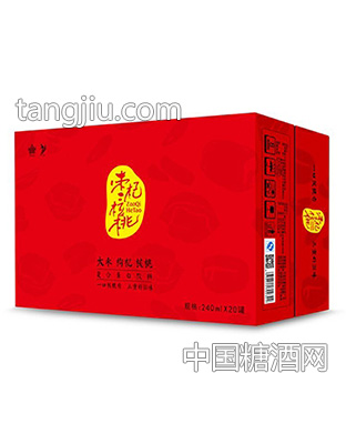 三生態(tài)棗杞核桃復合蛋白飲品箱裝