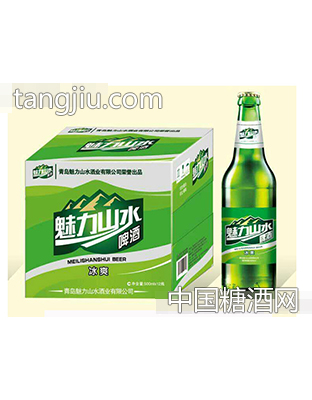 魅力山水啤酒新版冰爽500mlx12