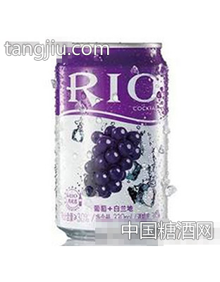 RIO銳澳（葡萄+白蘭地）雞尾酒罐裝330ml聽(tīng)