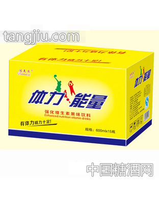 達(dá)美滋體能能量強(qiáng)化維生素果味飲料600mlx15