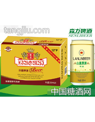 藍羽原漿小麥啤酒320mlX24罐