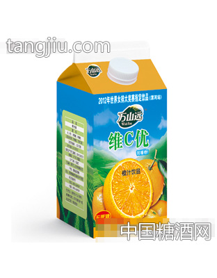 萬山遠(yuǎn)維C優(yōu)橙汁飲品500ml