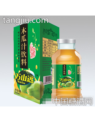 350ml萬山遠(yuǎn)木瓜汁飲料