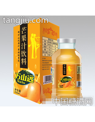 350ml萬山遠(yuǎn)芒果汁飲料