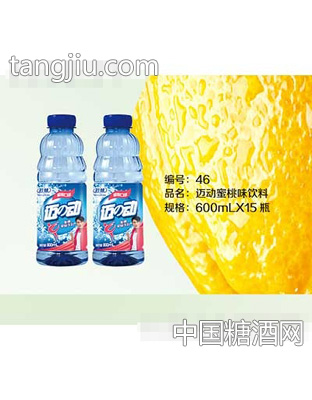 果多多邁動(dòng)蜜桃味飲料600ml×15瓶