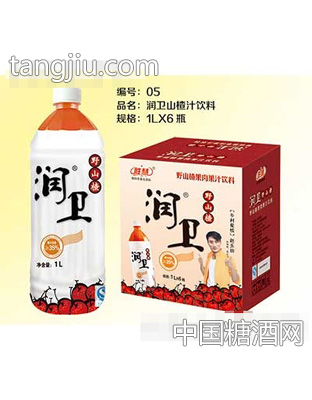 果多多山楂汁飲料1L×6瓶