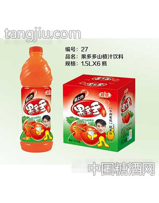 果多多山楂汁飲料1.5L×6瓶