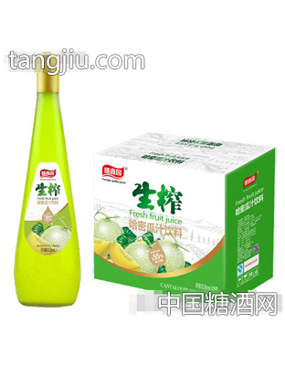 膳鑫園生榨哈密瓜汁飲料828mlx8瓶