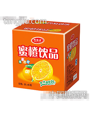 鴻禧源蜜橙飲品2Lx6