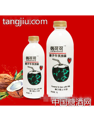 韓可可椰子牛乳飲品1L