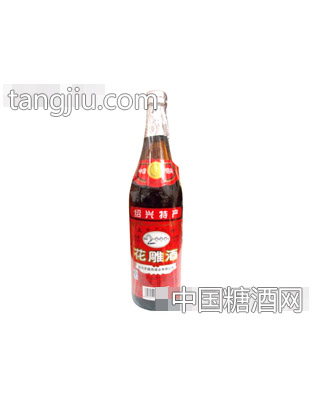 紹興花雕酒600ML（玻璃紙包裝）