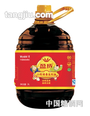 盈成小榨特香菜籽油3L