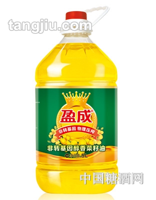 盈成非轉基因醇香菜籽油5L