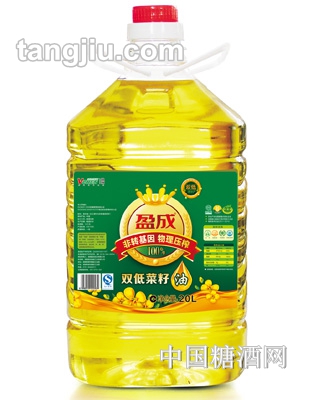 盈成99%雙低菜籽油20L