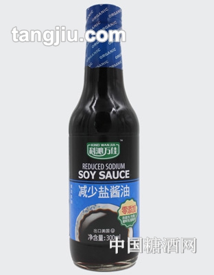 科沁萬(wàn)佳減少鹽醬油300ml