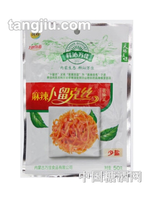 科沁萬(wàn)佳麻辣卜留克絲50g