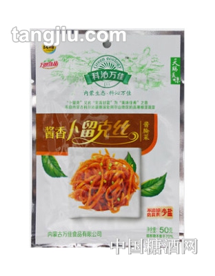 科沁萬(wàn)佳醬香卜留克絲榨菜50g