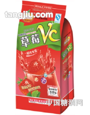 唐品軒固體飲料草莓VC320克