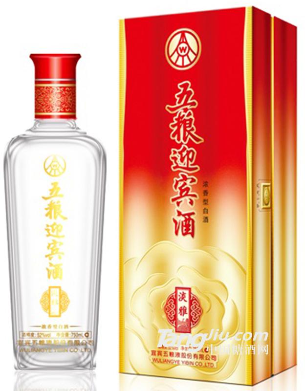 52°五糧迎賓酒淡雅500ml