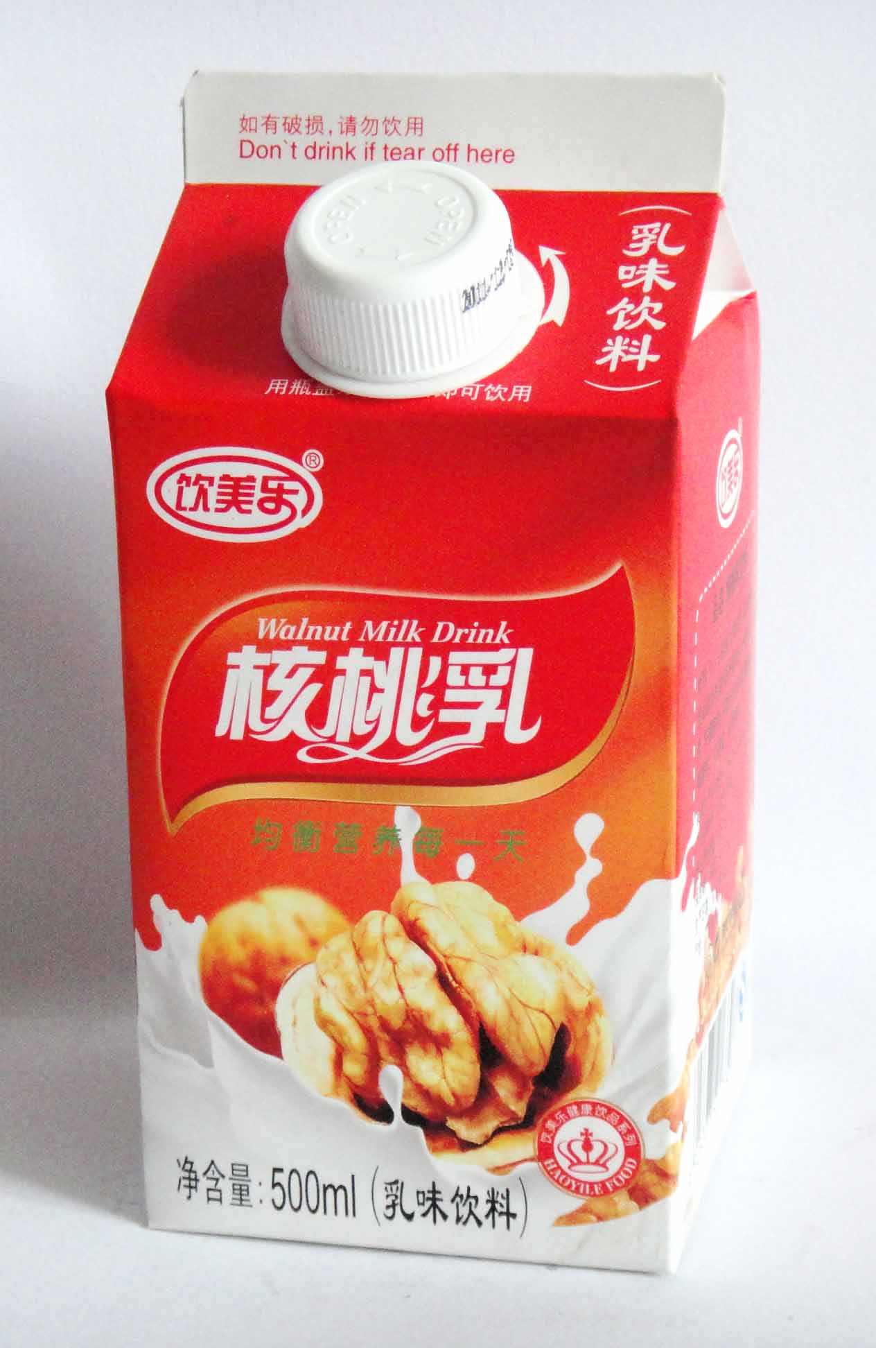 500ml核桃乳飲料