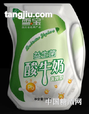 雪寶愛殼包活性乳酸菌酸牛奶190g