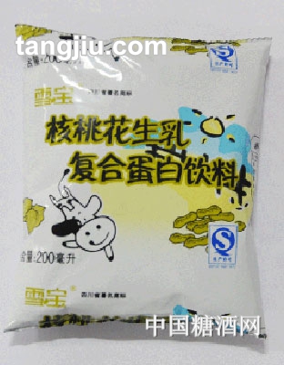 雪寶核桃花生乳復(fù)合蛋白飲料200ml