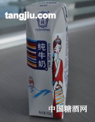 雪頓利樂(lè)鉆卓瑪特純奶250ml