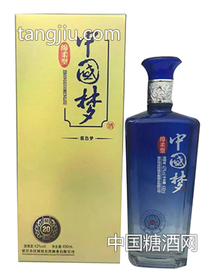 中國夢藍(lán)色夢綿柔型-白酒-江蘇一龍酒業(yè)