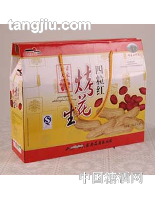 山東沂蒙山特產(chǎn)四粒紅烤花生1500g