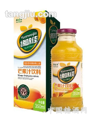 緣味佳芒果汁飲料350ml