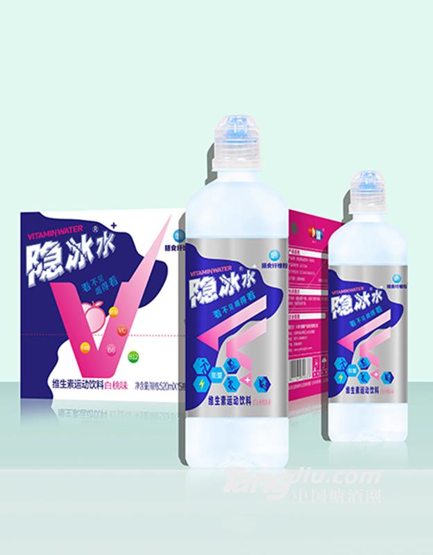 隱冰水·維生素運動飲料白桃味520ml