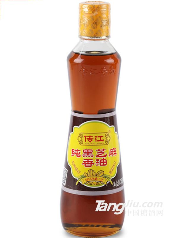 傳江純黑芝麻香油360ml