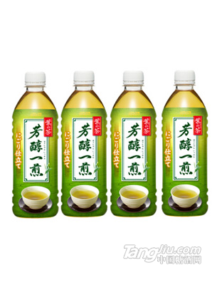 達亦多（Dydo）芳醇一煎綠茶飲料 500ml_4瓶