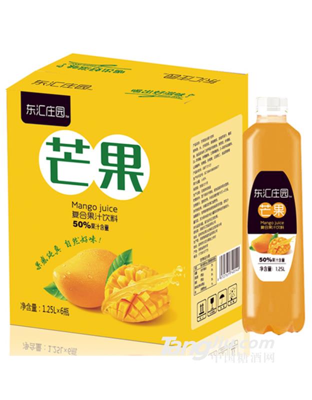 東匯莊園芒果復(fù)合果汁飲料1.25L