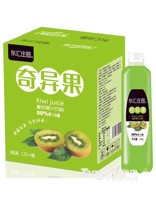 東匯莊園奇異果復(fù)合果汁飲料1.25L