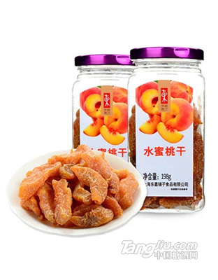 東嘉鋪子休閑食品198g水蜜桃干