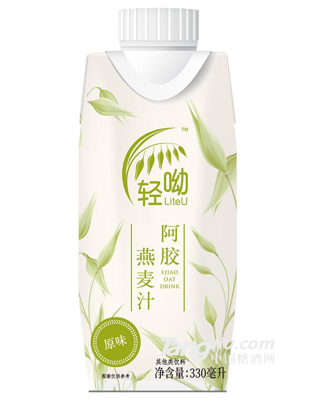 輕呦阿膠燕麥汁原味單瓶-330ml