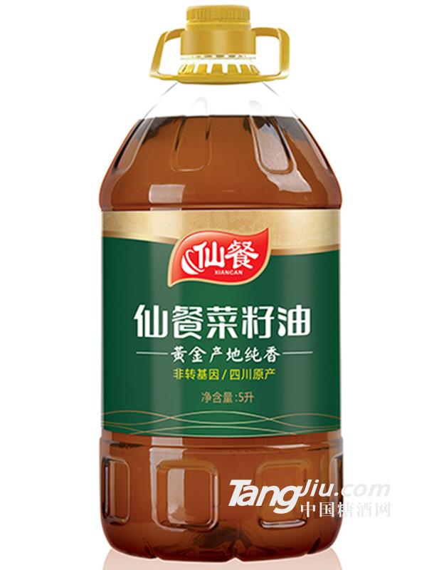 黃金產(chǎn)地純香菜籽油-5L