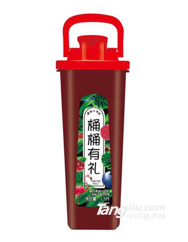 康帝小牧屋桶桶有禮藍莓復(fù)合果汁飲料1.5L