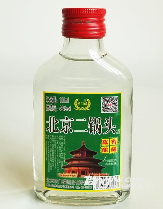 京門樓陳釀白酒42°100ml