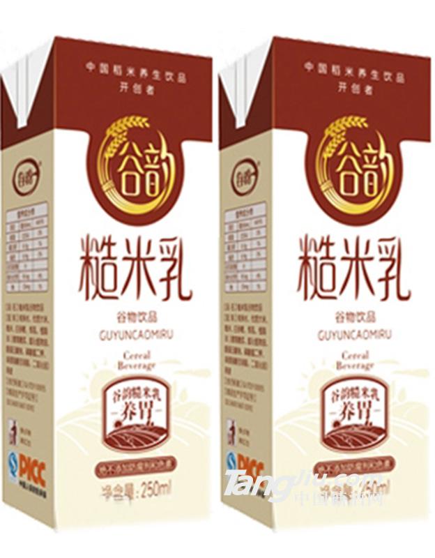 谷韻糙米乳利樂裝250ml