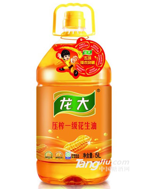 壓榨一級花生油5l