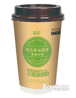 錫嵐手工現(xiàn)泡奶茶茉香奶綠固體飲料