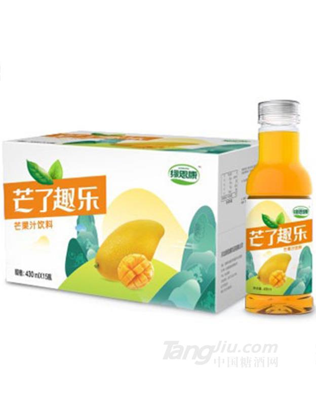 綠思康芒了趣樂(lè)芒果汁飲料430mlX15