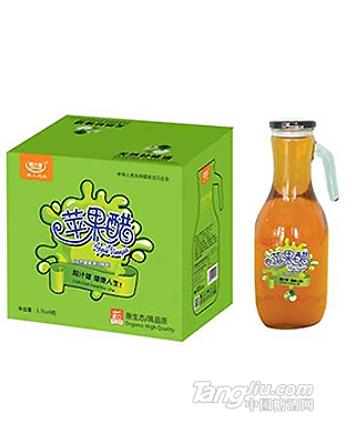 粒汁健蘋(píng)果醋果汁飲料原汁原味1.5L