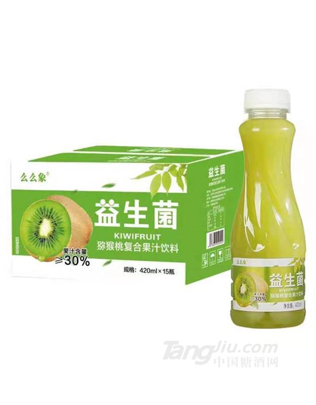 么么象益生菌獼猴桃復(fù)合果汁飲料420mlx15瓶