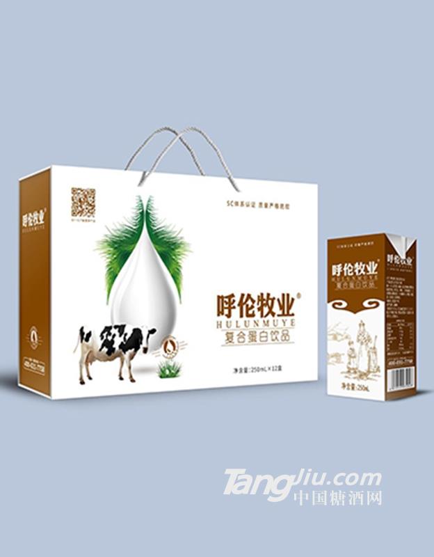 呼倫牧業(yè)復(fù)合蛋白飲品250mlx12盒