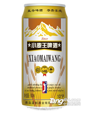 藍(lán)零小麥王啤酒十度500ml