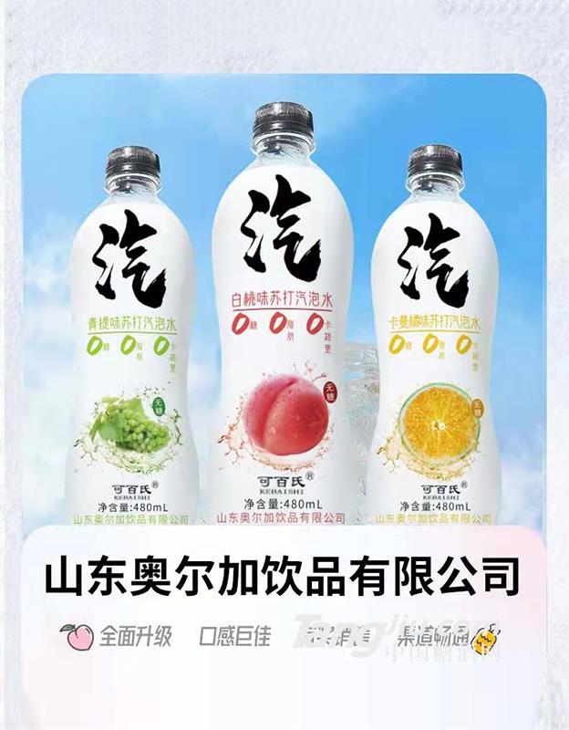 可百氏蘇打氣泡水480ml