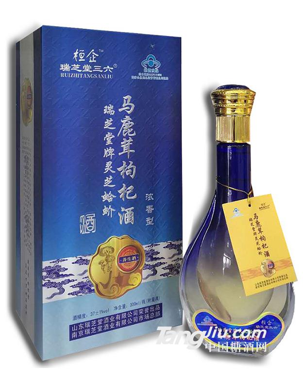 瑞芝堂牌靈芝蛤蚧馬鹿茸枸杞酒（濃香型）-300ml